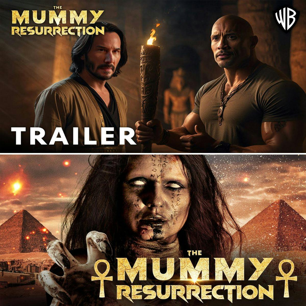 Cover Image for “The Mummy Resurrection” Unveils Thrilling Trailer Starring Dwayne Johnson and Keanu Reeves