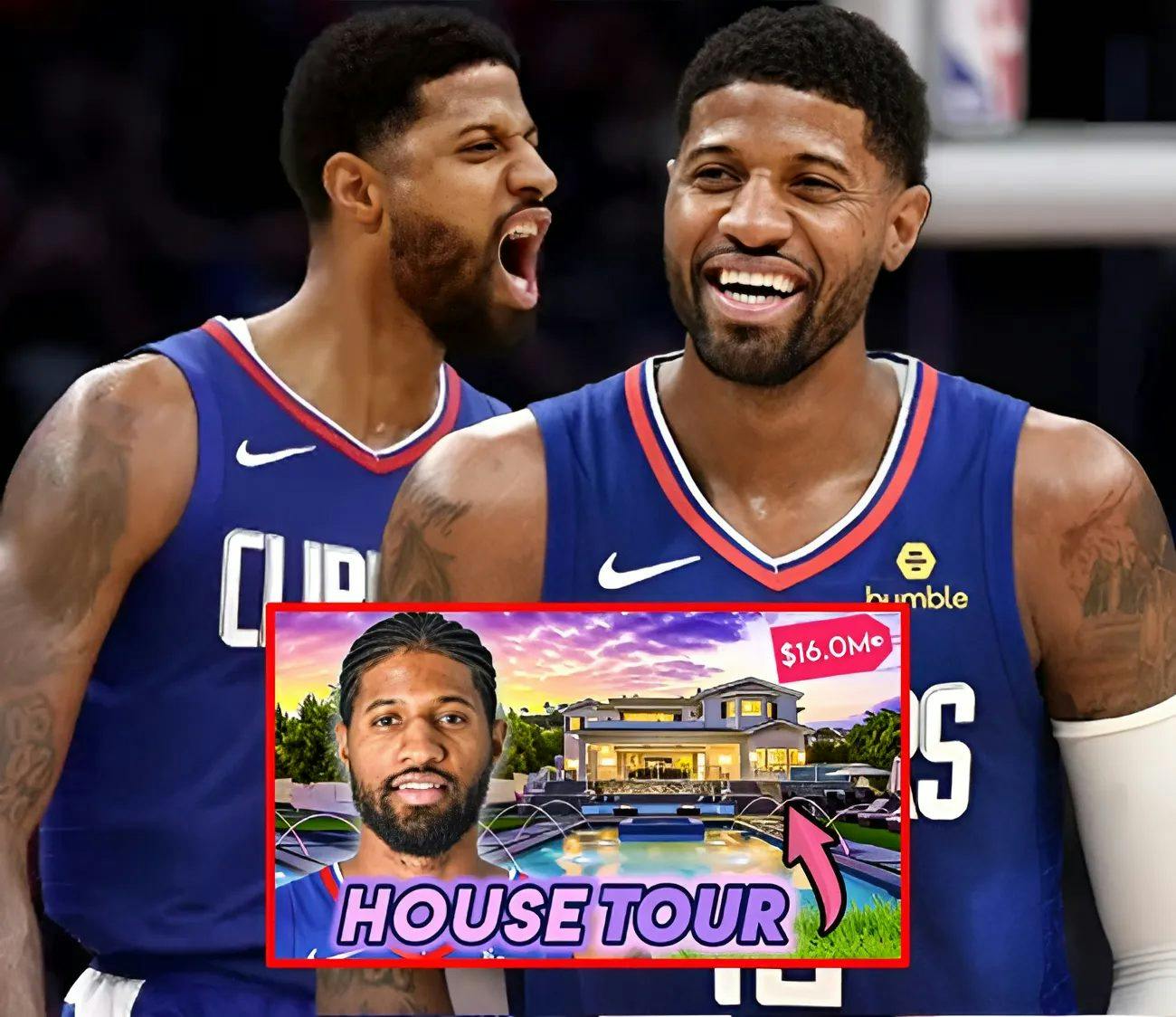 Cover Image for Paul George purchases a $16M mansion as a gift for his wife on her 33rd 𝐛𝐢𝐫𝐭𝐡day